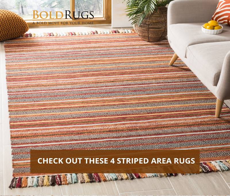 Check Out These 4 Striped Area Rugs