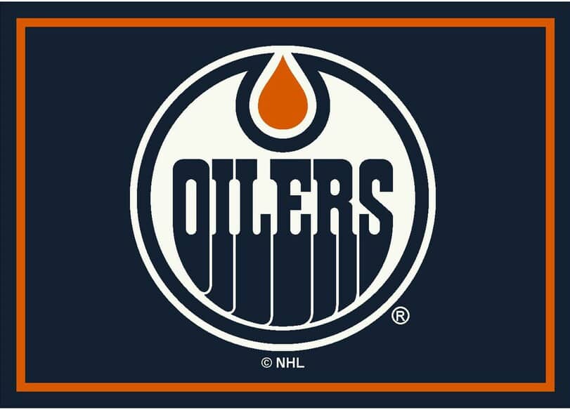 Imperial NHL Edmonton Oilers Spirit Rug