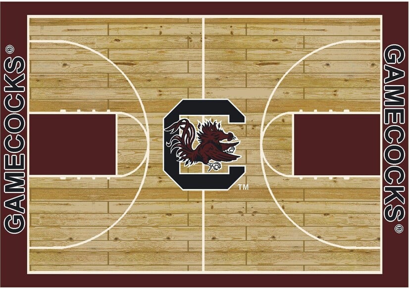 Imperial COLLEGE University Of South Carolina Courtside Rug