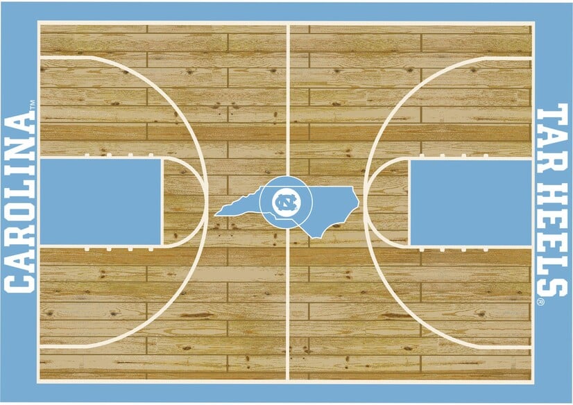 Imperial COLLEGE University of North Carolina Courtside Rug