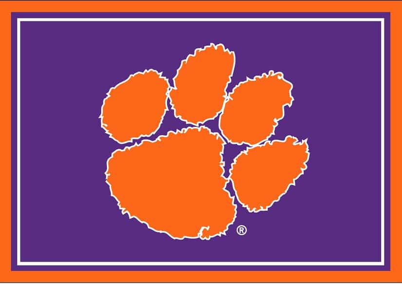 Imperial COLLEGE Clemson University Area  Rug