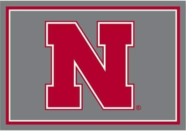 Imperial COLLEGE University Of Nebraska Spirit Rug