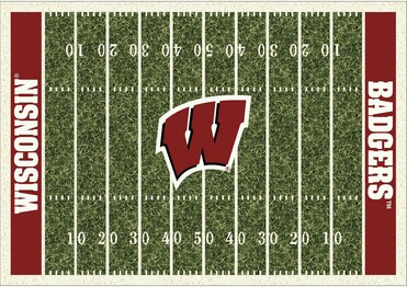 Imperial COLLEGE University Of Wisconsin Homefield Rug