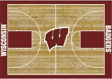 Imperial COLLEGE University Of Wisconsin Courtside Rug