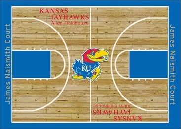 Imperial COLLEGE University Of Kansas Courtside Rug