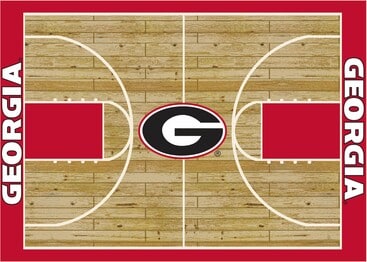 Imperial COLLEGE University Of Georgia  Courtside Rug