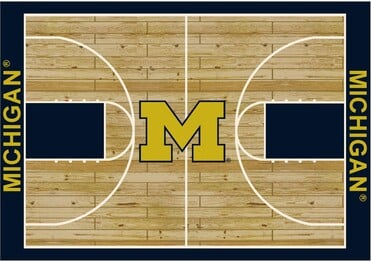 Imperial COLLEGE University Of Michigan Courtside Rug