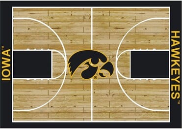 Imperial COLLEGE University Of Iowa Courtside Rug