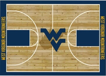 Imperial COLLEGE West Virginia University Courtside Rug