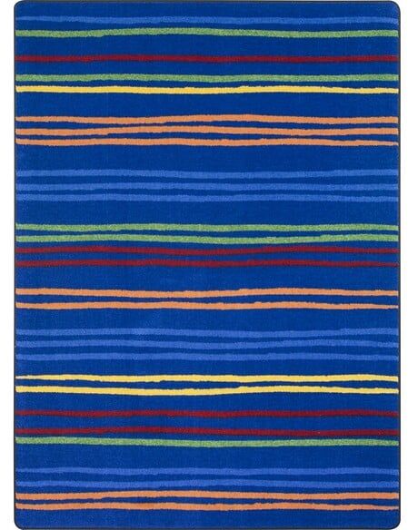 Joy Carpets Kid Essentials All Lined Up Rainbow