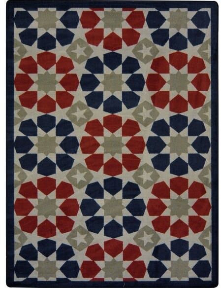 Joy Carpets Kaleidoscope Americana Multi