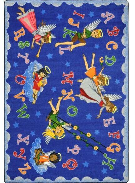 Joy Carpets Kid Essentials Angel Alphabet Multi