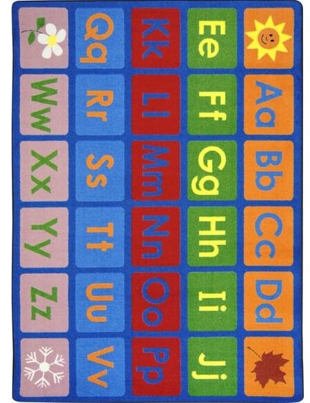 Joy Carpets Kid Essentials Any Day Alphabet Multi