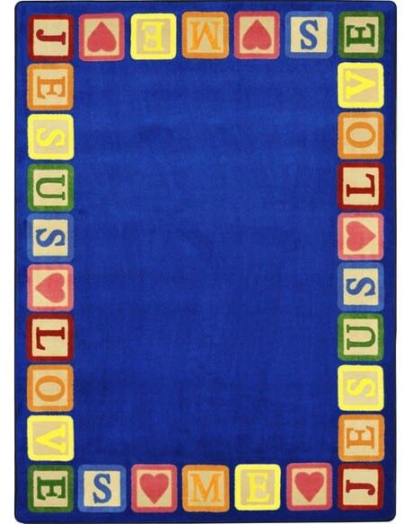 Joy Carpets Kid Essentials Blocks of Love Multi