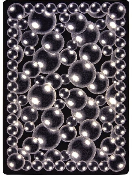 Joy Carpets Kaleidoscope Bubbles Silver