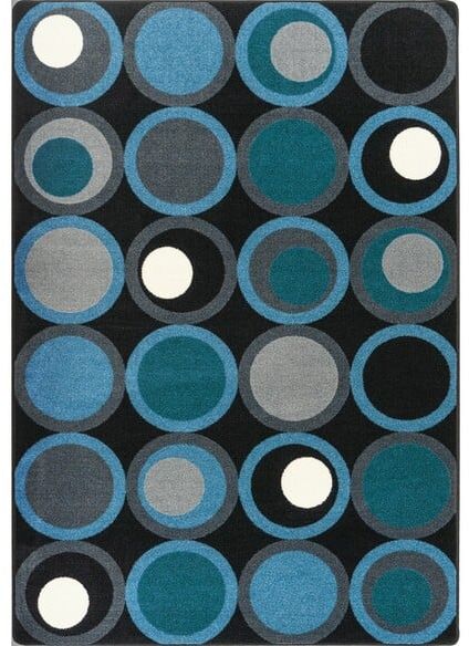 Joy Carpets Kid Essentials Circle Back Sapphire