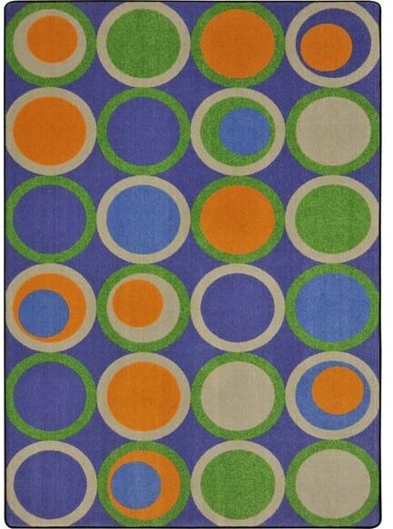 Joy Carpets Kid Essentials Circle Back Violet