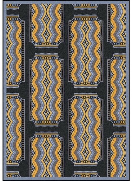 Joy Carpets Any Day Matinee Deco Ticket Charcoal