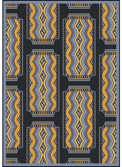 Joy Carpets Any Day Matinee Deco Ticket Charcoal