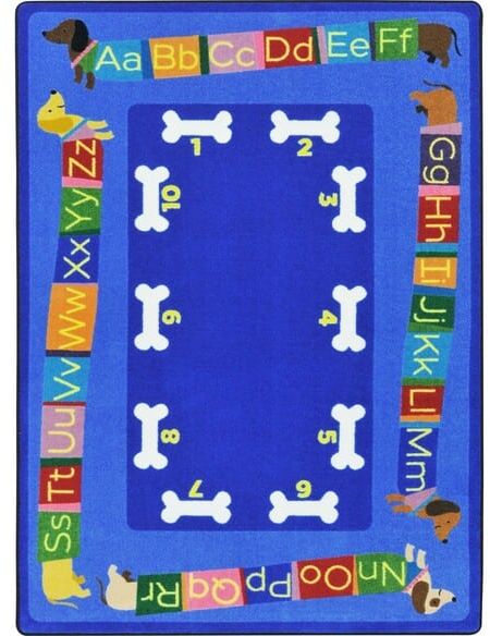 Joy Carpets Kid Essentials Doggone Good Alphabet Multi