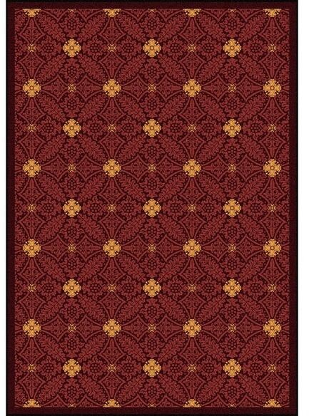 Joy Carpets Any Day Matinee Fort Wood Burgundy