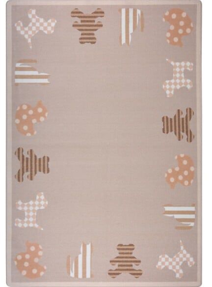 Joy Carpets Kid Essentials Frisky Friends Beige