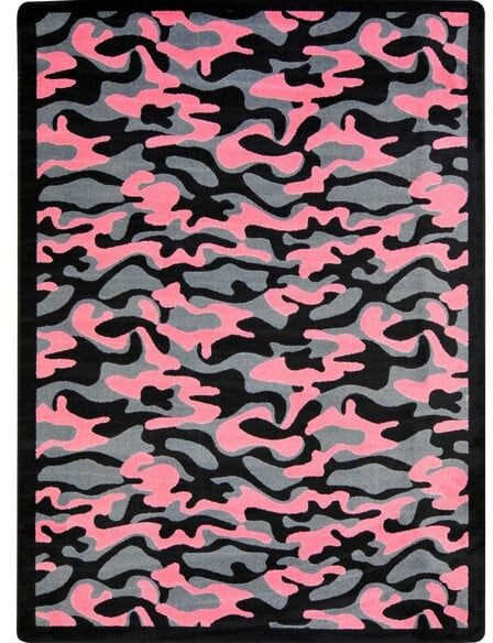 Joy Carpets Kaleidoscope Funky Camo Pink