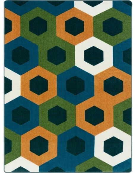 Joy Carpets Kid Essentials Hexed Citrus