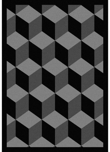 Joy Carpets Kaleidoscope Highrise Black