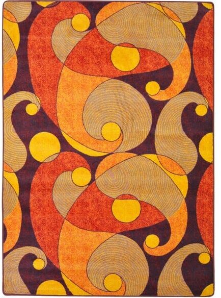 Joy Carpets Kid Essentials Jazzy OrangePurple