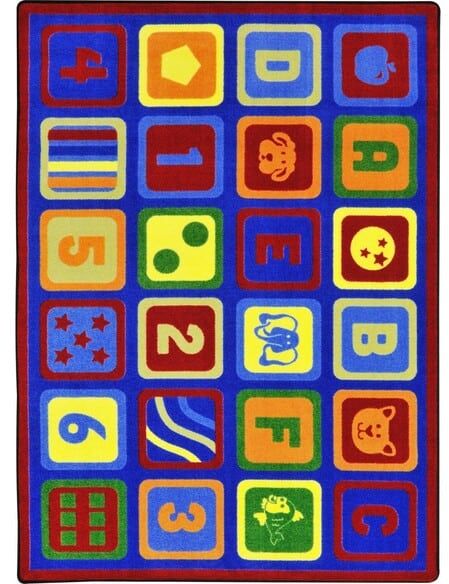 Joy Carpets Kid Essentials Letters Count Multi