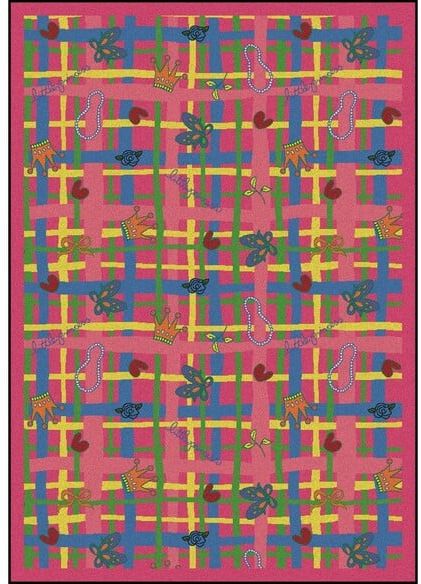 Joy Carpets Playful Patterns My Little Princess Pink