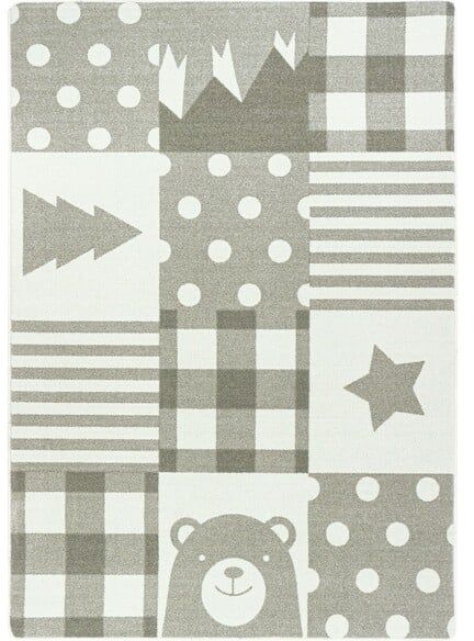 Joy Carpets Claremont Kids Patchwork Boy Linen