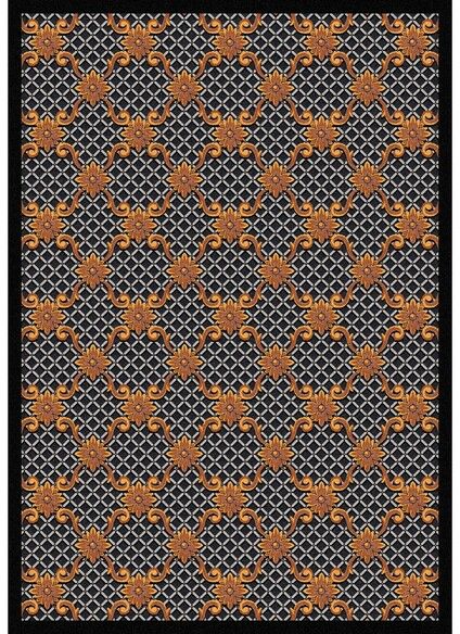 Joy Carpets Any Day Matinee Queen Anne Black