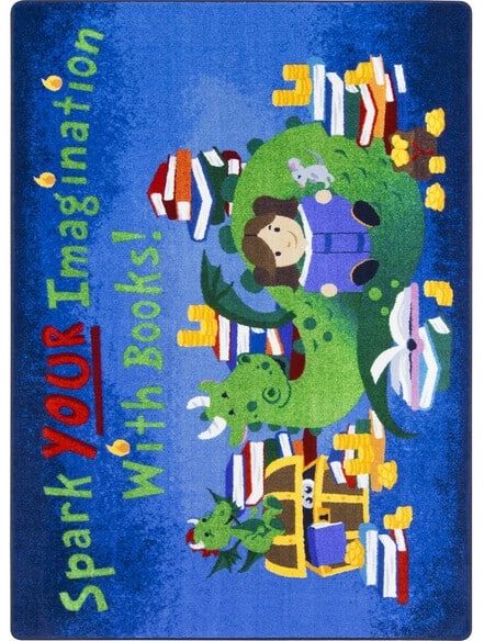 Joy Carpets Kid Essentials Reading Cave Multi