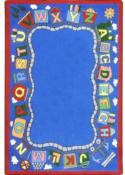 Joy Carpets Kid Essentials Reading Train Multi