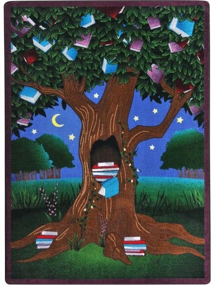 Joy Carpets Kid Essentials Reading Tree Multi