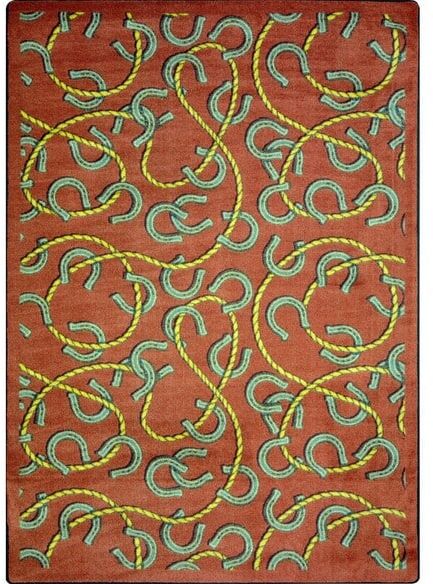 Joy Carpets Kaleidoscope Rodeo Burgundy