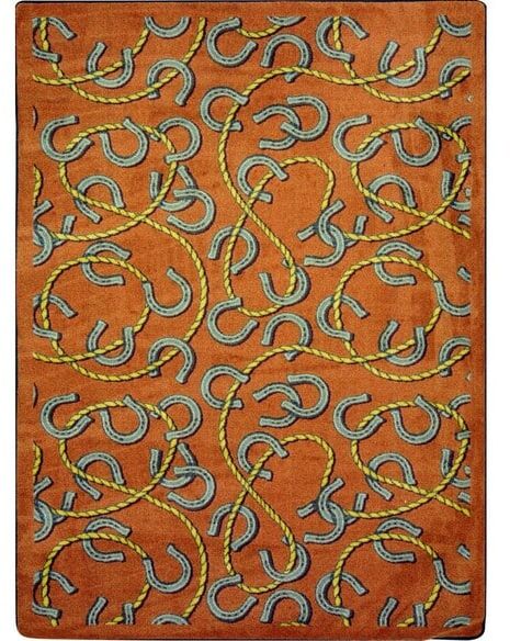 Joy Carpets Kaleidoscope Rodeo Rust