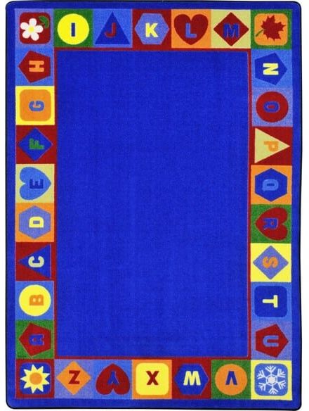 Joy Carpets Kid Essentials Seasons & Shapes Alphabet Multi