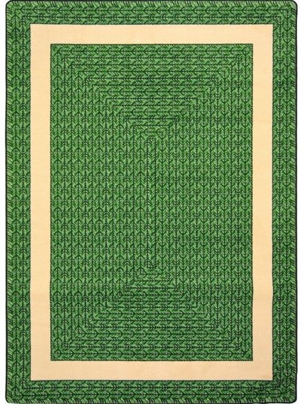 Joy Carpets Kid Essentials Sharing Circle Green