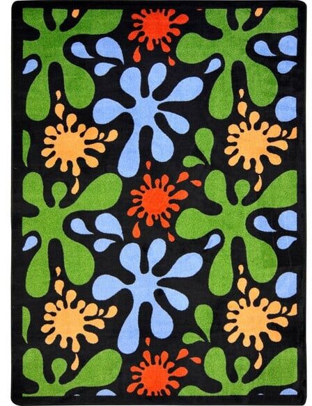 Joy Carpets Kid Essentials Splat Black