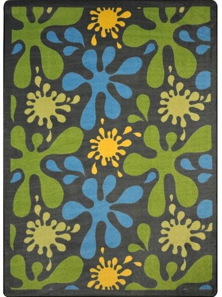 Joy Carpets Kid Essentials Splat Gray