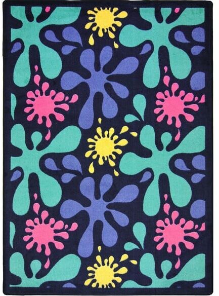 Joy Carpets Kid Essentials Splat Navy