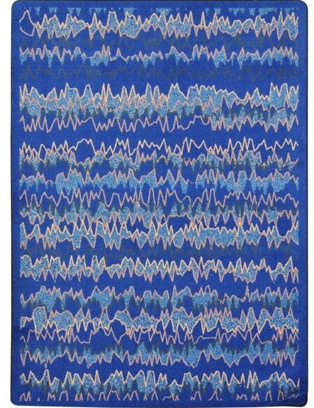 Joy Carpets Kid Essentials Static Electricity Blue