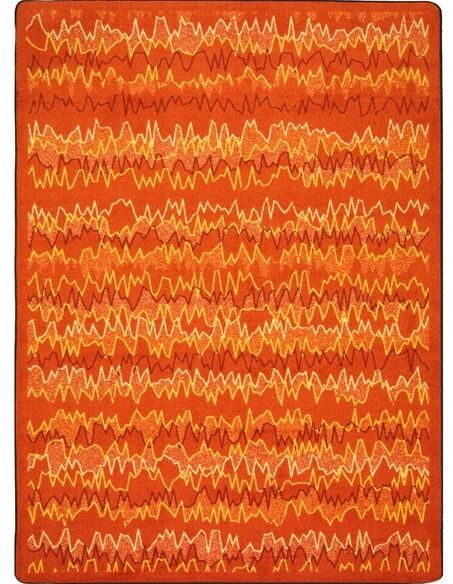 Joy Carpets Kid Essentials Static Electricity Orange
