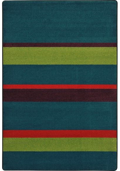 Joy Carpets Kid Essentials Straight and Narrow Tropics