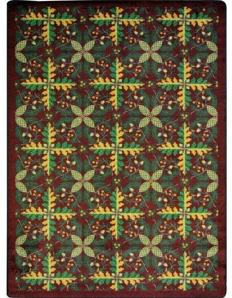 Joy Carpets Kaleidoscope Tahoe Burgundy
