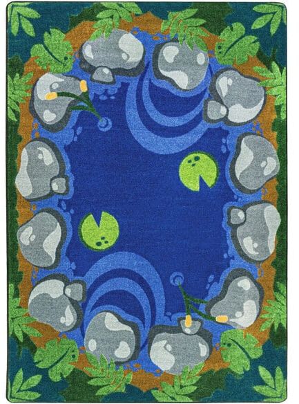 Joy Carpets Kid Essentials Tranquil Pond Multi