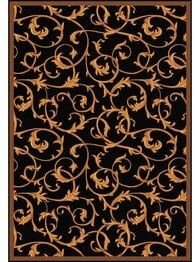 Joy Carpets Any Day Matinee Acanthus Black